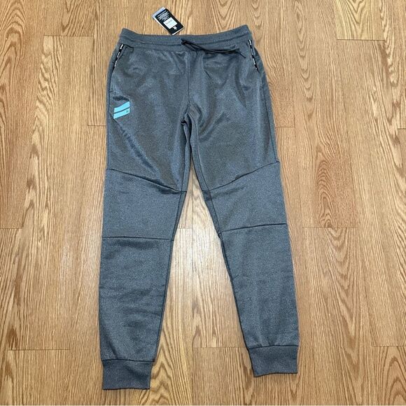 Hurley Gray Joggers with Light Blue Detail - Picture 1 of 8